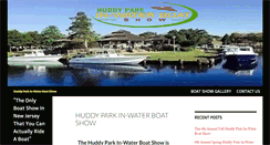 Desktop Screenshot of huddyparkinwaterboatshow.com