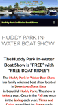 Mobile Screenshot of huddyparkinwaterboatshow.com