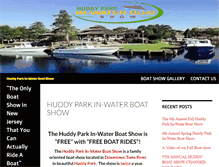 Tablet Screenshot of huddyparkinwaterboatshow.com